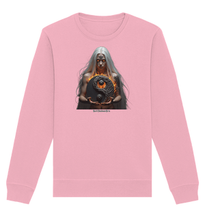 Flammenkriegerin der Nacht – Dunkle Schönheit & Macht - Dark Shadows Arts - Organic Basic Unisex Sweatshirt | Sweatshirts | Dark Shadows Arts
