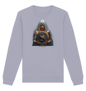 Flammenkriegerin der Nacht – Dunkle Schönheit & Macht - Dark Shadows Arts - Organic Basic Unisex Sweatshirt | Sweatshirts | Dark Shadows Arts