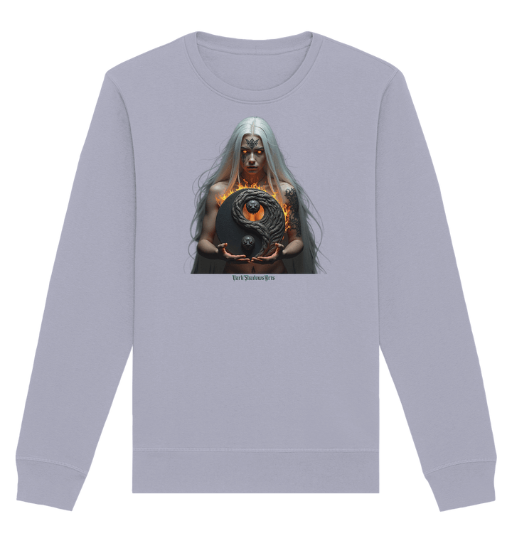 Flammenkriegerin der Nacht – Dunkle Schönheit & Macht - Dark Shadows Arts - Organic Basic Unisex Sweatshirt | Sweatshirts | Dark Shadows Arts