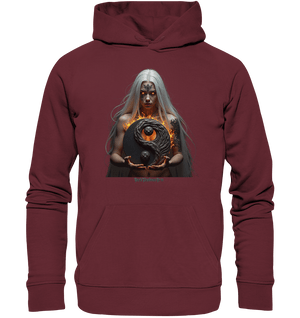 Flammenkriegerin der Nacht – Dunkle Schönheit & Macht - Dark Shadows Arts - Organic Hoodie | Hoodies | Dark Shadows Arts
