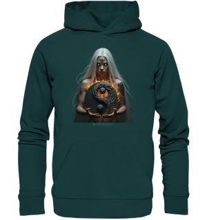 Flammenkriegerin der Nacht – Dunkle Schönheit & Macht - Dark Shadows Arts - Organic Hoodie | Hoodies | Dark Shadows Arts