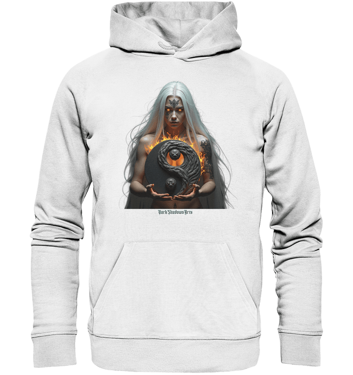 Flammenkriegerin der Nacht – Dunkle Schönheit & Macht - Dark Shadows Arts - Organic Hoodie | Hoodies | Dark Shadows Arts
