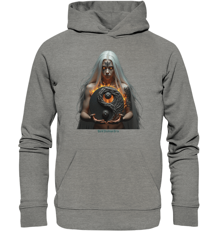 Flammenkriegerin der Nacht – Dunkle Schönheit & Macht - Dark Shadows Arts - Organic Hoodie | Hoodies | Dark Shadows Arts