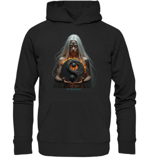 Flammenkriegerin der Nacht – Dunkle Schönheit & Macht - Dark Shadows Arts - Organic Hoodie | Hoodies | Dark Shadows Arts