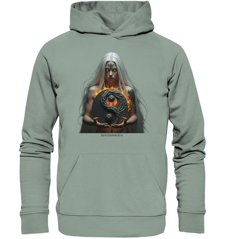 Flammenkriegerin der Nacht – Dunkle Schönheit & Macht - Dark Shadows Arts - Organic Hoodie | Hoodies | Dark Shadows Arts