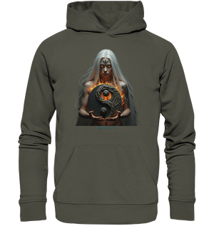 Flammenkriegerin der Nacht – Dunkle Schönheit & Macht - Dark Shadows Arts - Organic Hoodie | Hoodies | Dark Shadows Arts
