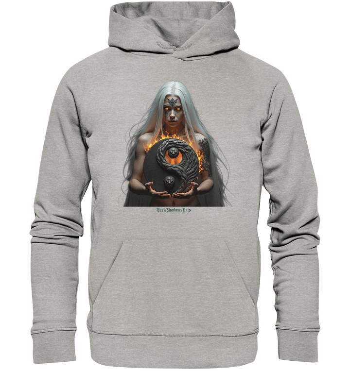 Flammenkriegerin der Nacht – Dunkle Schönheit & Macht - Dark Shadows Arts - Organic Hoodie | Hoodies | Dark Shadows Arts