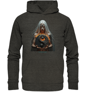 Flammenkriegerin der Nacht – Dunkle Schönheit & Macht - Dark Shadows Arts - Organic Hoodie | Hoodies | Dark Shadows Arts