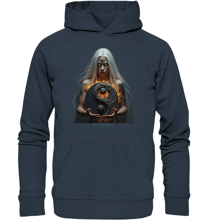 Flammenkriegerin der Nacht – Dunkle Schönheit & Macht - Dark Shadows Arts - Organic Hoodie | Hoodies | Dark Shadows Arts