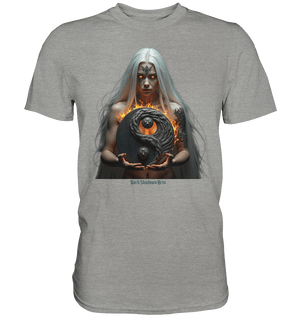 Flammenkriegerin der Nacht – Dunkle Schönheit & Macht - Dark Shadows Arts - Premium Shirt | Unisex - Shirts | Dark Shadows Arts
