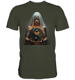 Flammenkriegerin der Nacht – Dunkle Schönheit & Macht - Dark Shadows Arts - Premium Shirt | Unisex - Shirts | Dark Shadows Arts
