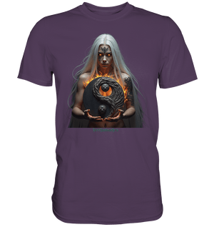 Flammenkriegerin der Nacht – Dunkle Schönheit & Macht - Dark Shadows Arts - Premium Shirt | Unisex - Shirts | Dark Shadows Arts