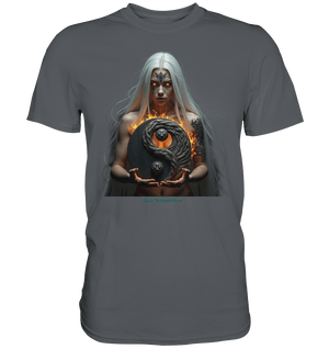 Flammenkriegerin der Nacht – Dunkle Schönheit & Macht - Dark Shadows Arts - Premium Shirt | Unisex - Shirts | Dark Shadows Arts