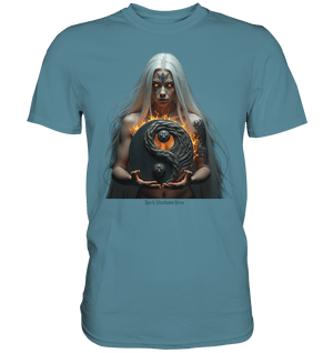 Flammenkriegerin der Nacht – Dunkle Schönheit & Macht - Dark Shadows Arts - Premium Shirt | Unisex - Shirts | Dark Shadows Arts