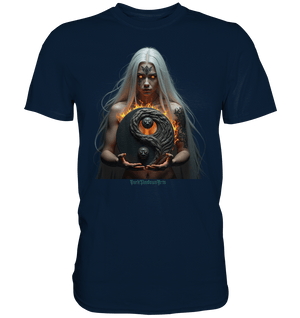 Flammenkriegerin der Nacht – Dunkle Schönheit & Macht - Dark Shadows Arts - Premium Shirt | Unisex - Shirts | Dark Shadows Arts