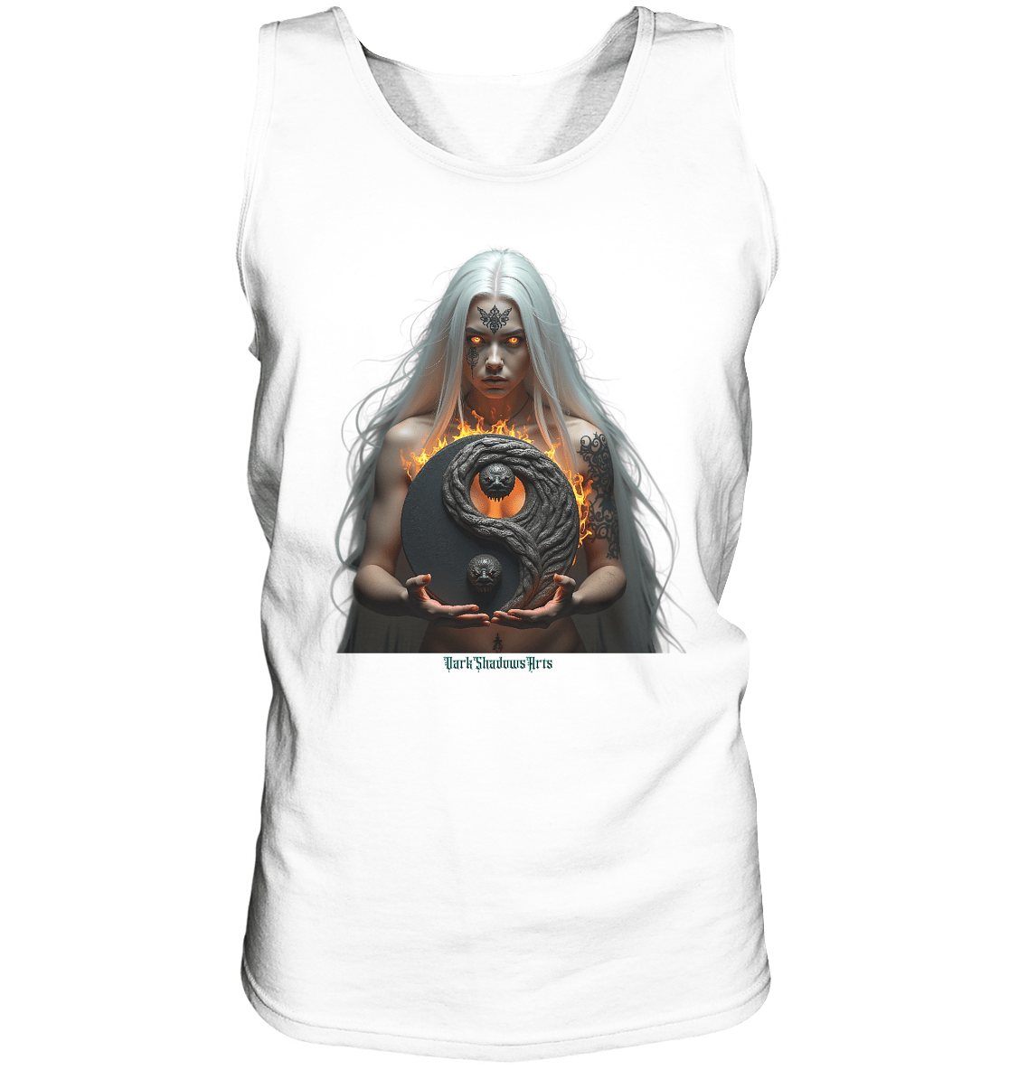 Flammenkriegerin der Nacht – Dunkle Schönheit & Macht - Dark Shadows Arts - Relaxed Tank Top | Tank - Tops | Dark Shadows Arts