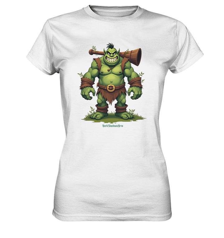 Forest Guardian - The Grinning Ogre - Ladies Premium Shirt | Lady - Shirts | Dark Shadows Arts