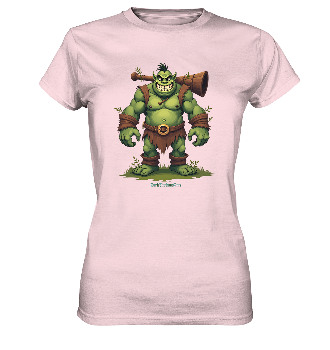 Forest Guardian - The Grinning Ogre - Ladies Premium Shirt | Lady - Shirts | Dark Shadows Arts