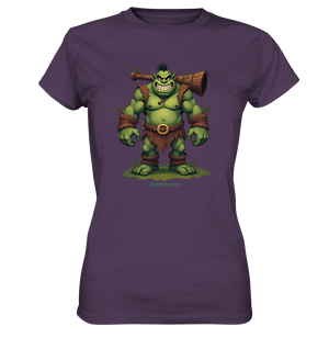 Forest Guardian - The Grinning Ogre - Ladies Premium Shirt | Lady - Shirts | Dark Shadows Arts