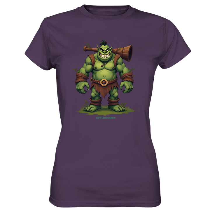 Forest Guardian - The Grinning Ogre - Ladies Premium Shirt | Lady - Shirts | Dark Shadows Arts