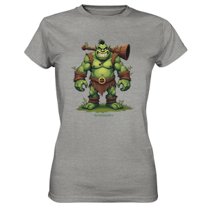 Forest Guardian - The Grinning Ogre - Ladies Premium Shirt | Lady - Shirts | Dark Shadows Arts