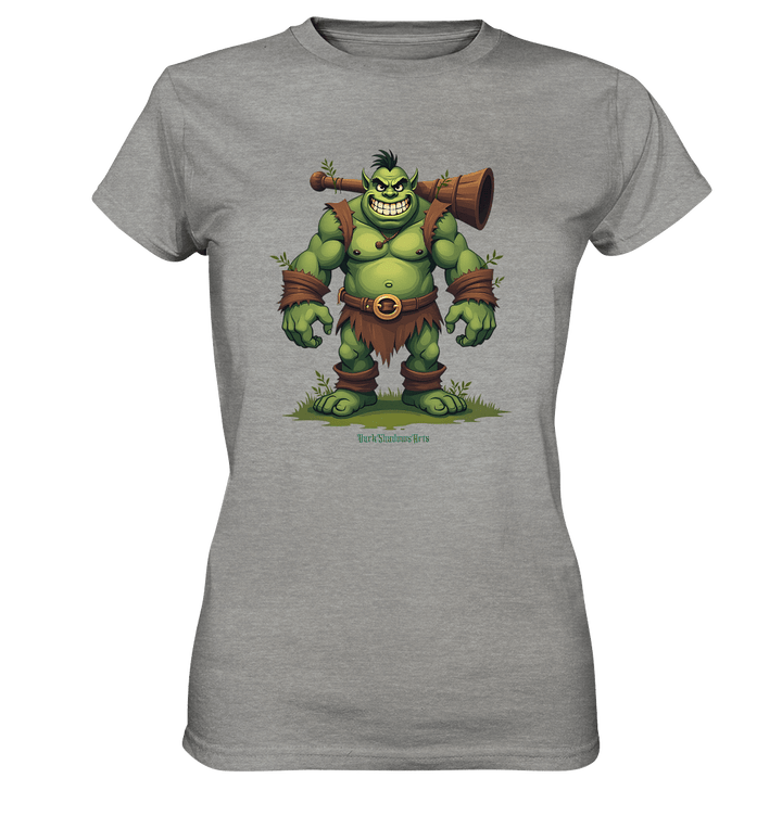 Forest Guardian - The Grinning Ogre - Ladies Premium Shirt | Lady - Shirts | Dark Shadows Arts