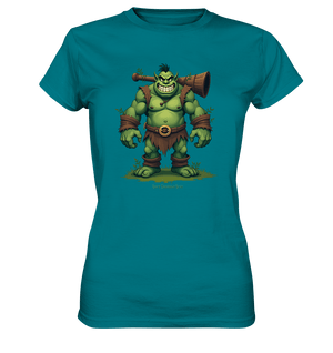 Forest Guardian - The Grinning Ogre - Ladies Premium Shirt | Lady - Shirts | Dark Shadows Arts