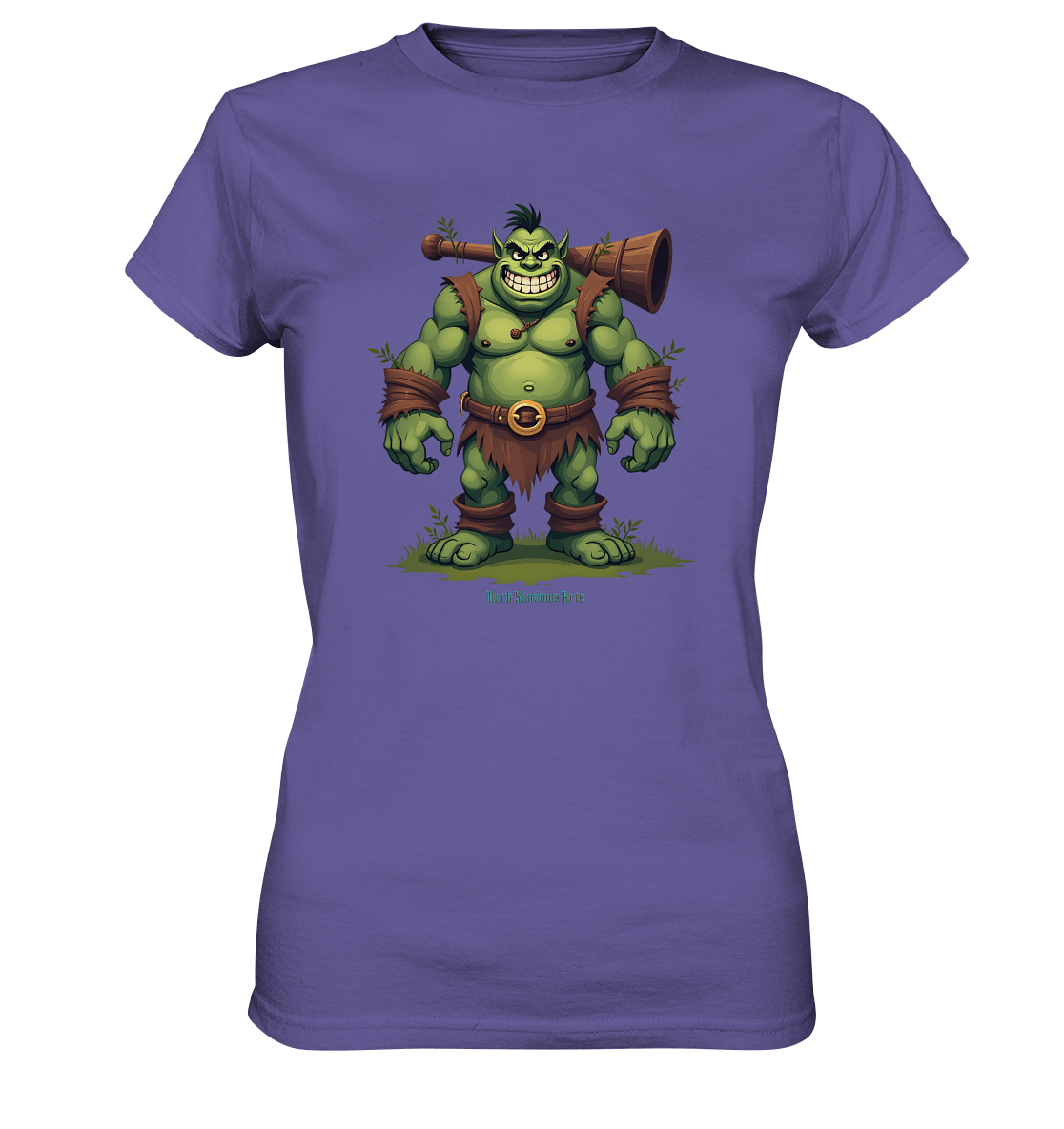 Forest Guardian - The Grinning Ogre - Ladies Premium Shirt | Lady - Shirts | Dark Shadows Arts