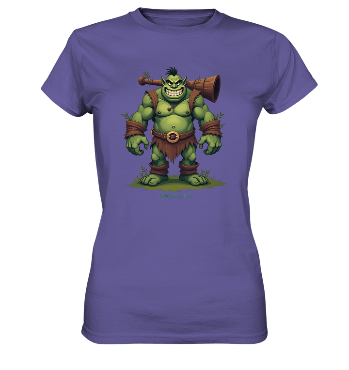 Forest Guardian - The Grinning Ogre - Ladies Premium Shirt | Lady - Shirts | Dark Shadows Arts