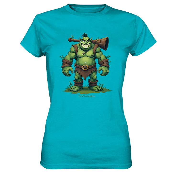 Forest Guardian - The Grinning Ogre - Ladies Premium Shirt | Lady - Shirts | Dark Shadows Arts