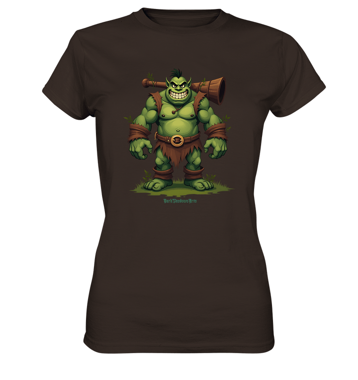 Forest Guardian - The Grinning Ogre - Ladies Premium Shirt | Lady - Shirts | Dark Shadows Arts