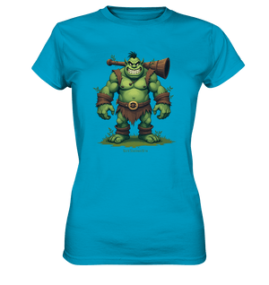 Forest Guardian - The Grinning Ogre - Ladies Premium Shirt | Lady - Shirts | Dark Shadows Arts