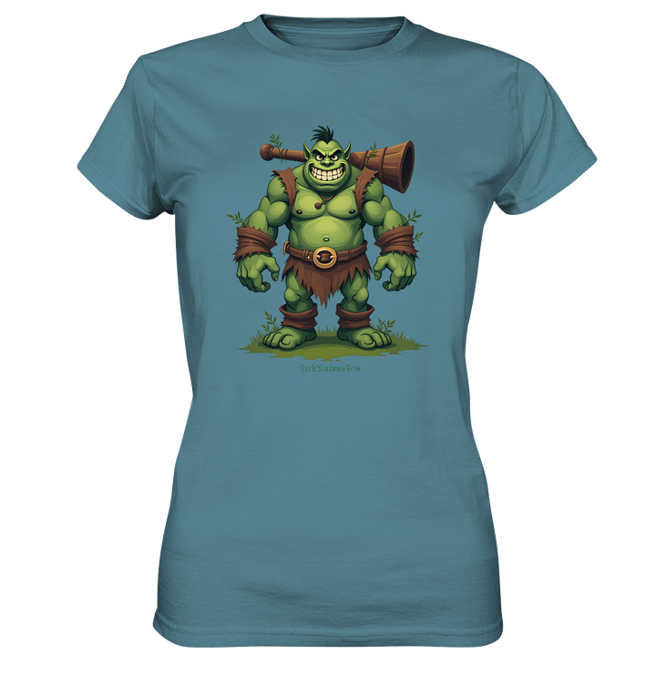 Forest Guardian - The Grinning Ogre - Ladies Premium Shirt | Lady - Shirts | Dark Shadows Arts
