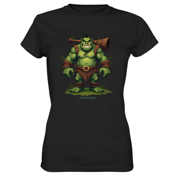 Forest Guardian - The Grinning Ogre - Ladies Premium Shirt | Lady - Shirts | Dark Shadows Arts