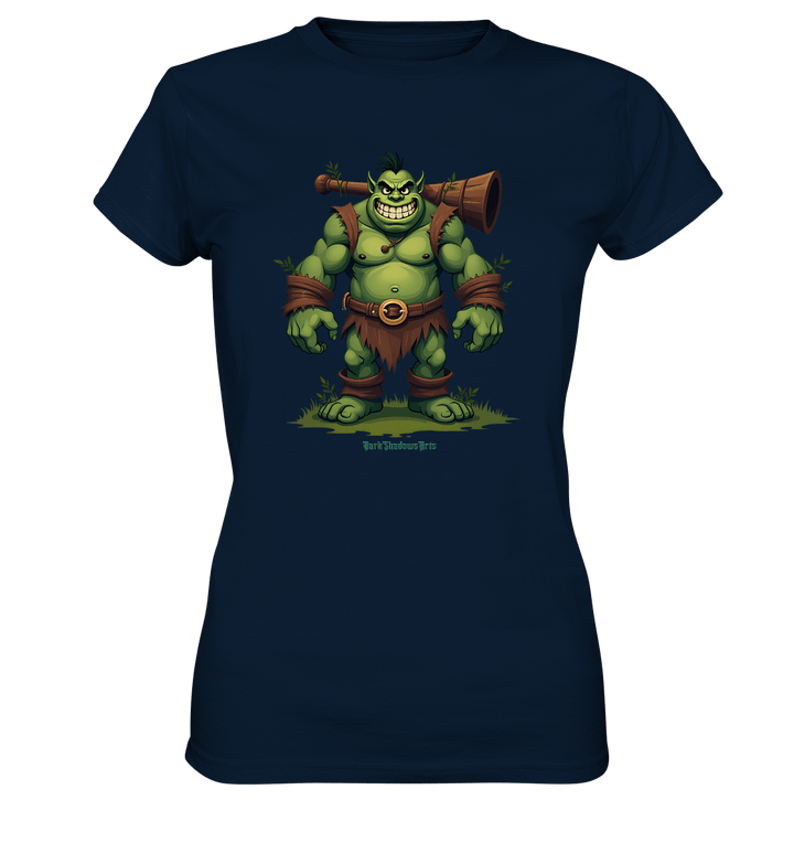 Forest Guardian - The Grinning Ogre - Ladies Premium Shirt | Lady - Shirts | Dark Shadows Arts