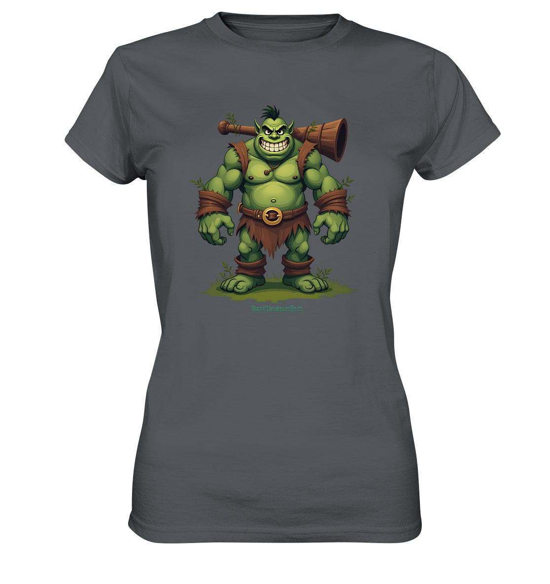 Forest Guardian - The Grinning Ogre - Ladies Premium Shirt | Lady - Shirts | Dark Shadows Arts