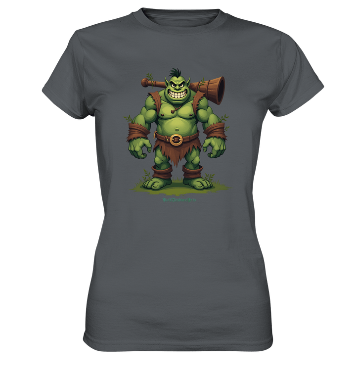 Forest Guardian - The Grinning Ogre - Ladies Premium Shirt | Lady - Shirts | Dark Shadows Arts