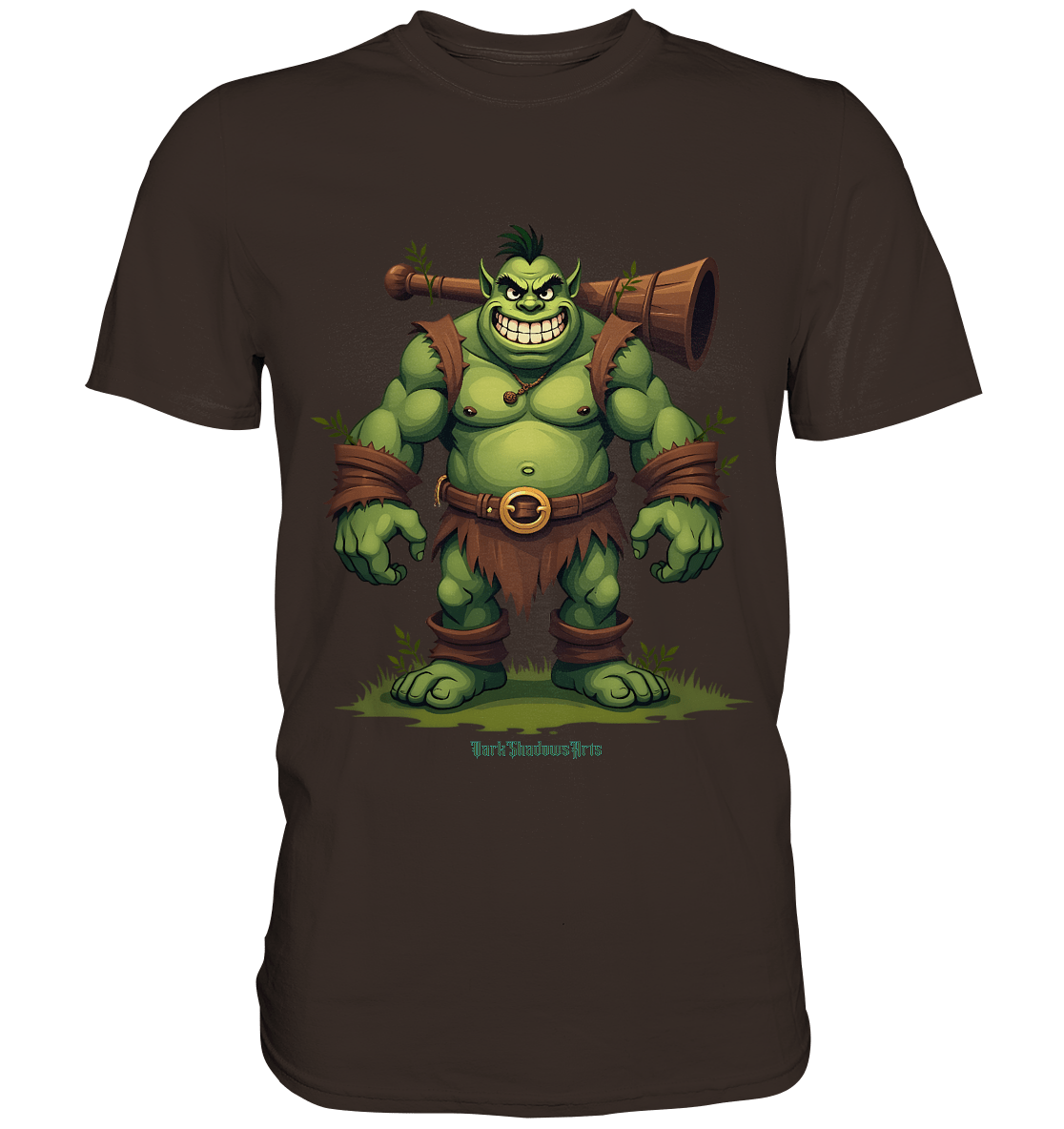 Forest Guardian - The Grinning Ogre - Premium Shirt | Unisex - Shirts | Dark Shadows Arts
