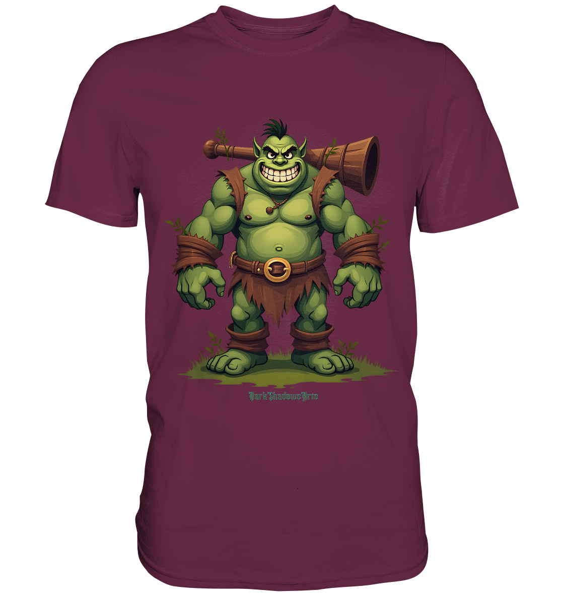 Forest Guardian - The Grinning Ogre - Premium Shirt | Unisex - Shirts | Dark Shadows Arts