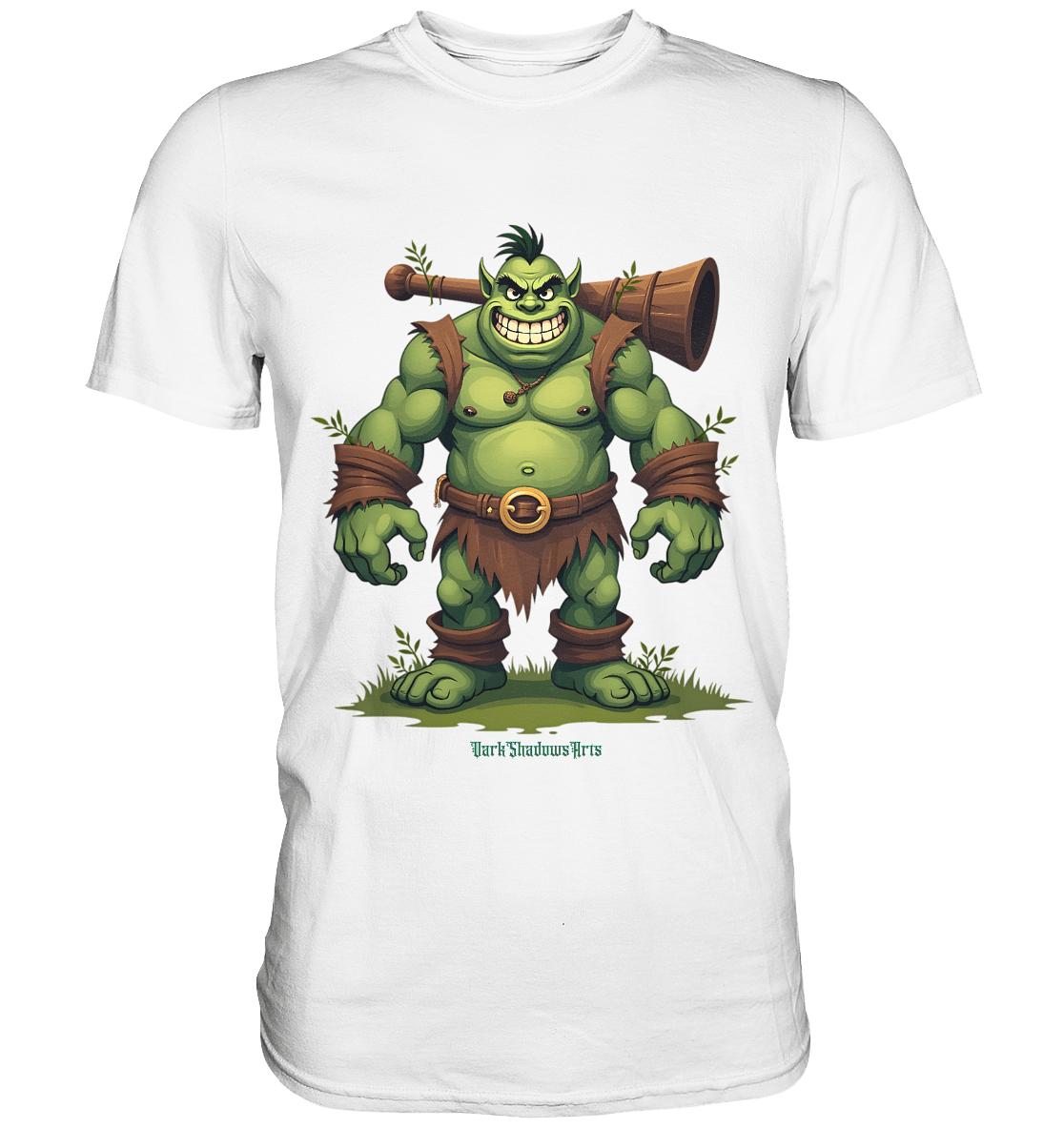 Forest Guardian - The Grinning Ogre - Premium Shirt | Unisex - Shirts | Dark Shadows Arts