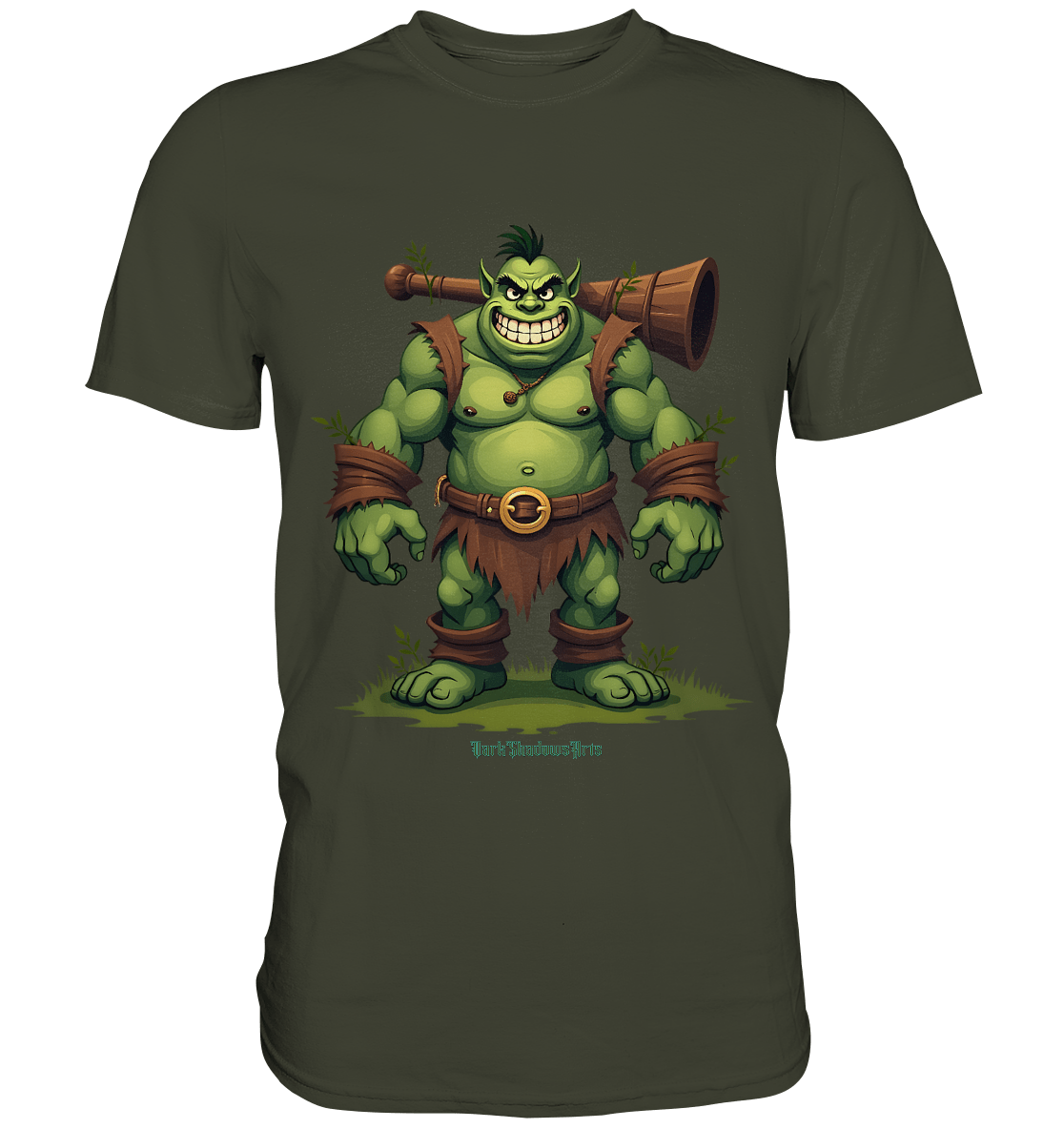 Forest Guardian - The Grinning Ogre - Premium Shirt | Unisex - Shirts | Dark Shadows Arts