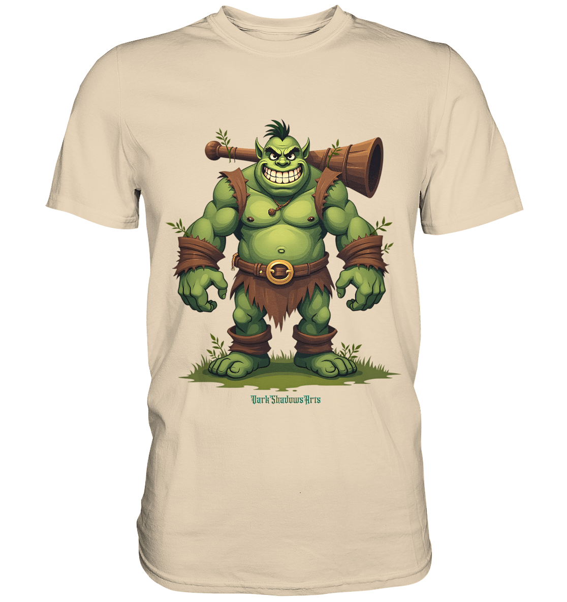 Forest Guardian - The Grinning Ogre - Premium Shirt | Unisex - Shirts | Dark Shadows Arts