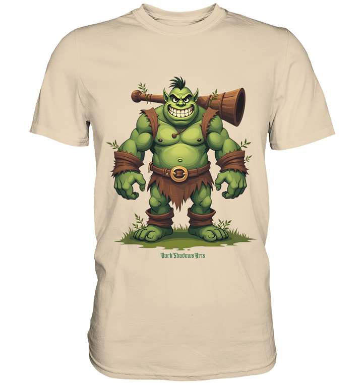 Forest Guardian - The Grinning Ogre - Premium Shirt | Unisex - Shirts | Dark Shadows Arts