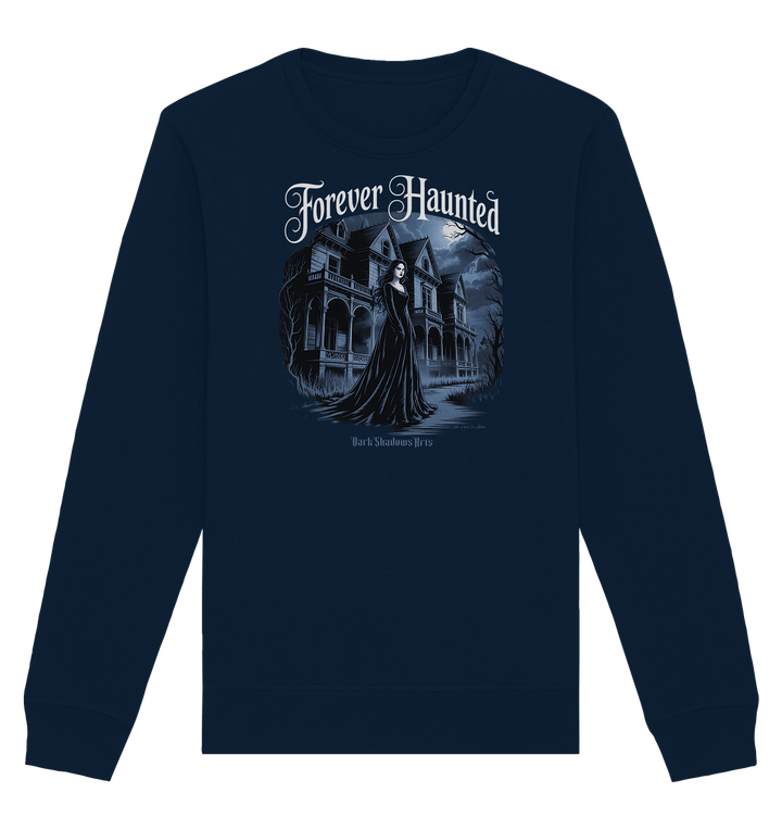 Forever Haunted – Zwischen Schatten und Erinnerungen - Organic Basic Unisex Sweatshirt | Sweatshirts | Dark Shadows Arts