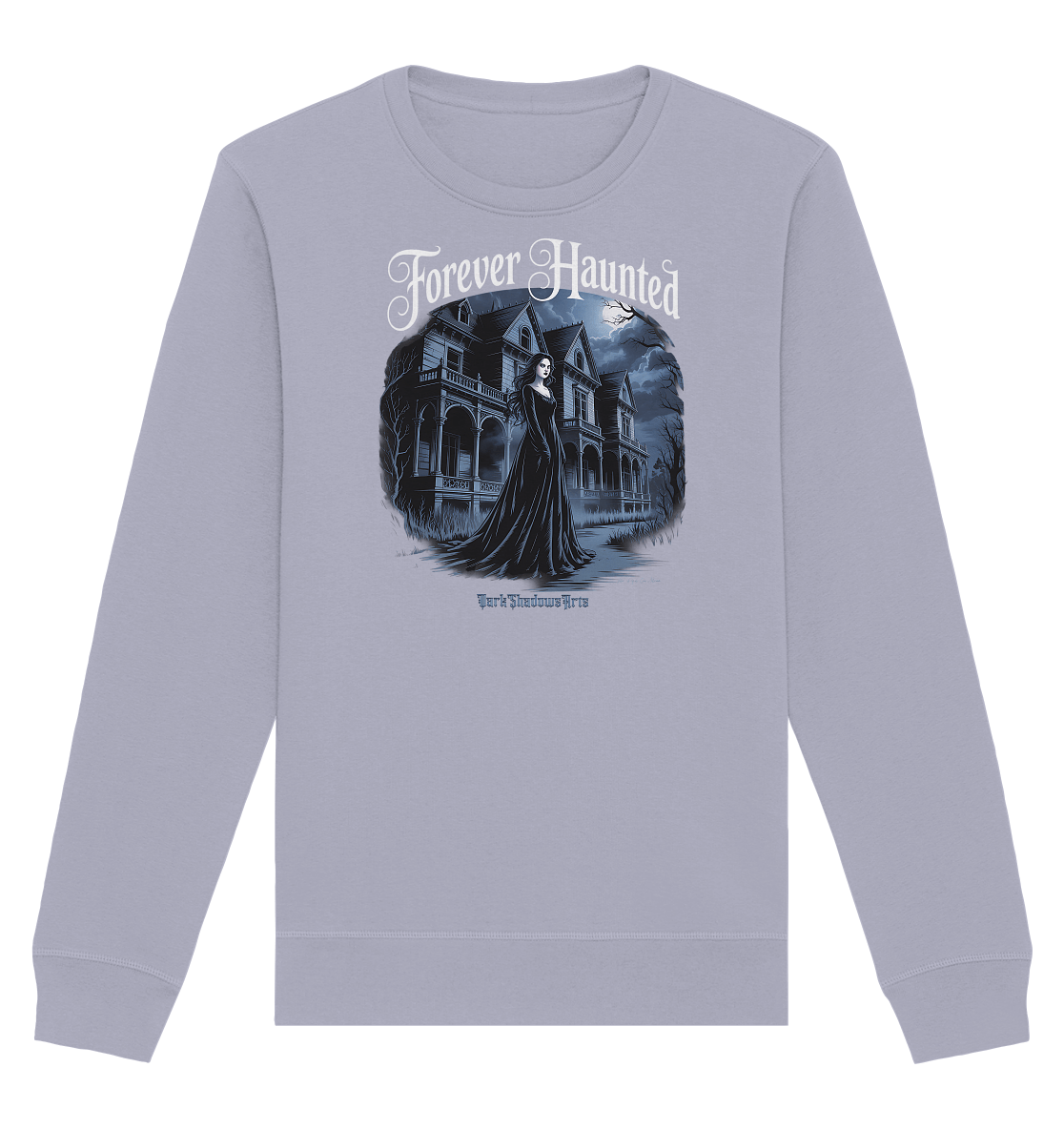 Forever Haunted – Zwischen Schatten und Erinnerungen - Organic Basic Unisex Sweatshirt | Sweatshirts | Dark Shadows Arts