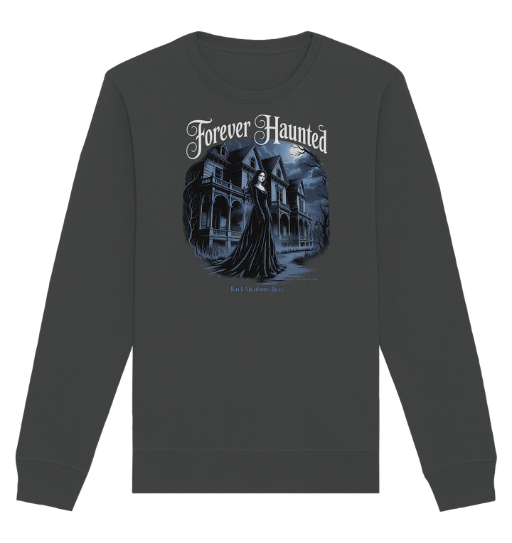 Forever Haunted – Zwischen Schatten und Erinnerungen - Organic Basic Unisex Sweatshirt | Sweatshirts | Dark Shadows Arts