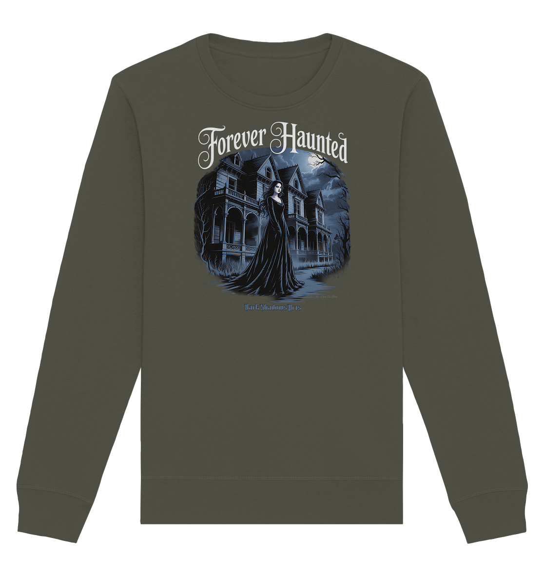 Forever Haunted – Zwischen Schatten und Erinnerungen - Organic Basic Unisex Sweatshirt | Sweatshirts | Dark Shadows Arts