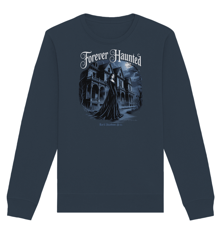 Forever Haunted – Zwischen Schatten und Erinnerungen - Organic Basic Unisex Sweatshirt | Sweatshirts | Dark Shadows Arts