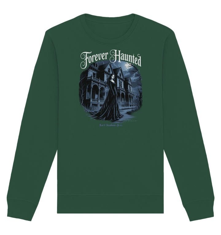 Forever Haunted – Zwischen Schatten und Erinnerungen - Organic Basic Unisex Sweatshirt | Sweatshirts | Dark Shadows Arts