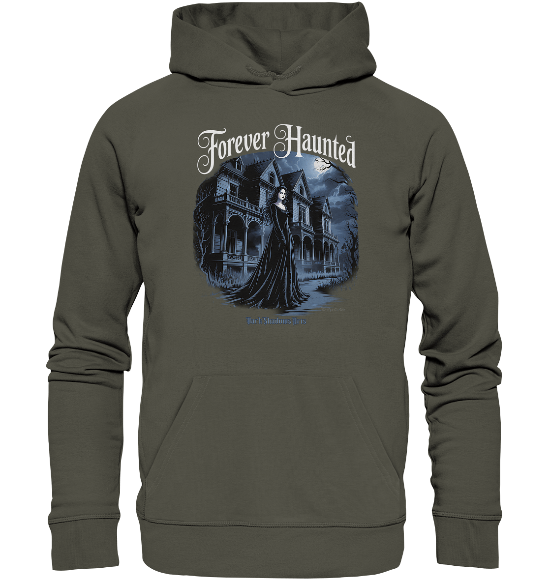 Forever Haunted – Zwischen Schatten und Erinnerungen - Organic Hoodie | Hoodies | Dark Shadows Arts